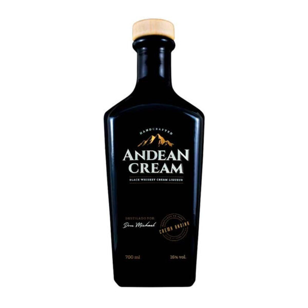 ANDEAN CREAM Black Whiskey Liqueur 75cl 16% Lima Peru